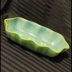 11" Ruffled Bowl Provence by GAIL PITTMAN